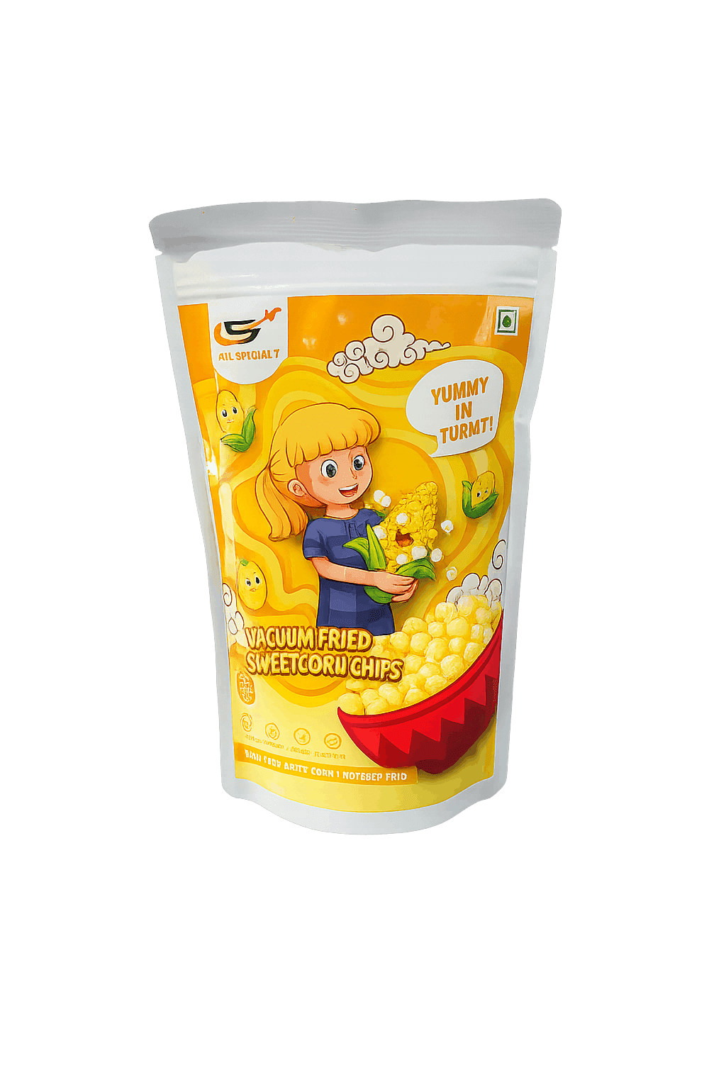 Vacuum Fried Sweet Corn Chips